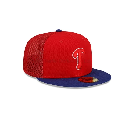 Sports Specialties Hommes' S Fitted Hat Red/Royal Casquette de baseball